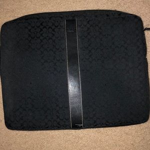 Coach laptop case